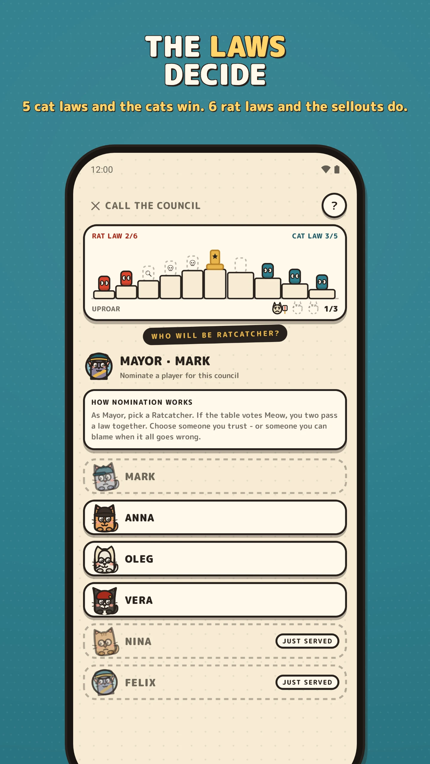 Service Rat: Secret Hitler Spy screenshot